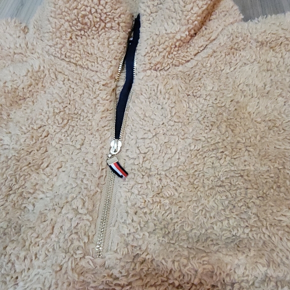 Womens Tommy Hilfiger Sports Sherpa 1/4 Zip Fleece Top Size Medium - Picture 4 of 6